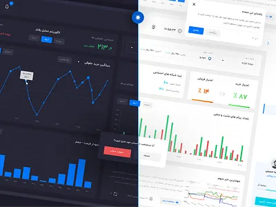 Dashboard Light/Dark mode dark light mode dark mode dashboard design dashboard ui design ui ui design userinterface ux رابط کاربری طراحی داشبورد طراحی سایت پنل کاربری