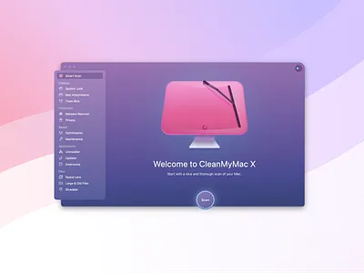 CleanMyMac X UI Refresh apple cleanmymac cmm cmmx icon illustration interface mac macbook macos macpaw ui ux visual