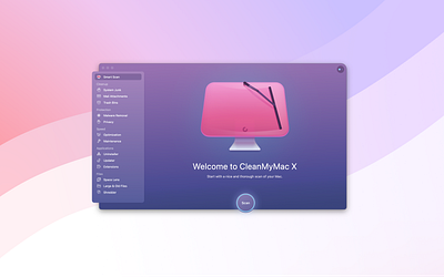 CleanMyMac X UI Refresh apple cleanmymac cmm cmmx icon illustration interface mac macbook macos macpaw ui ux visual