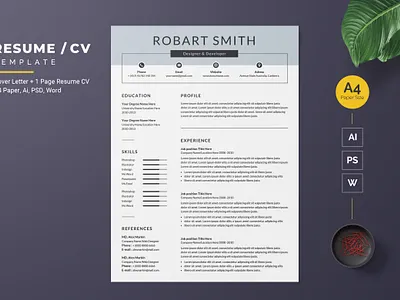 Modern Resume-19 design flat design modern design professional business card professional design visiting card visiting card design visitingcard