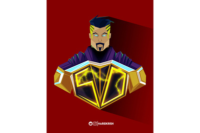 Custom Superhero 2 comics concept art illustration superhero