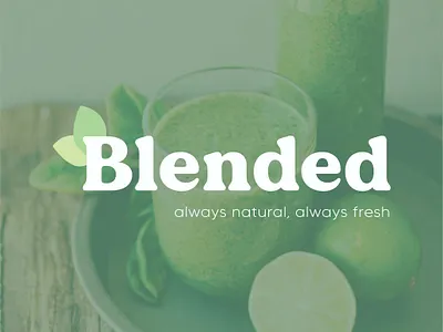 Blended #3 art artwork brand brand design brand designer brand identity branding design digital art digital illustration illustration juice juice brand logo logo design logos smoothie smoothie brand ui vector