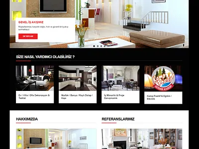 Eurosett İç Mimarlık landing web