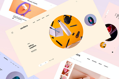 Meduza | HTML Template For Blog & Shop app blog branding colorful design designcolorful illustration instagram logo shop template ui ui design ux ux design web development website