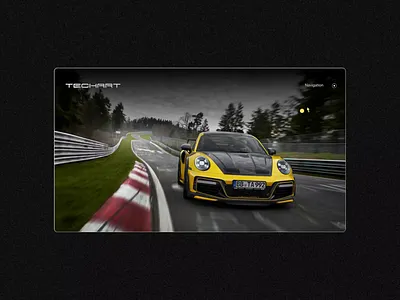 TECHART GTstreet R — Sportscar digital brand experience animation automotive brand experience campaign campaign page car digital experience landing page micropage sportscar storytelling