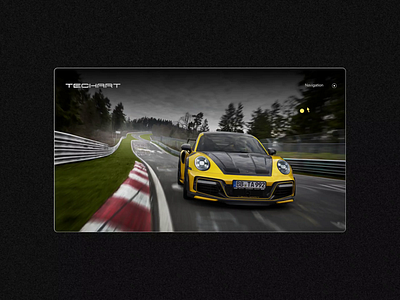 TECHART GTstreet R — Sportscar digital brand experience animation automotive brand experience campaign campaign page car digital experience landing page micropage sportscar storytelling