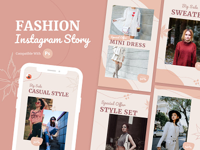 Fashion Instagram Story design fashion graphic design instagram instagramstory photoshop story template