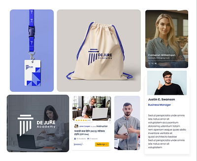 🎓 Dejure Academy – A Modern E-Learning Experience! creativeagency dribbbleshots educationplatform hastyheadltd minimaldesign modernui motiondesign responsivedesign typography ui uixux userexperience ux webdesign