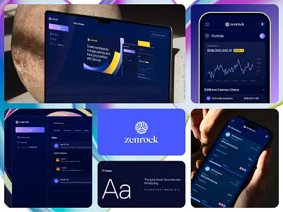 Product Design for Zenrock app app design blue clean crypto webapp design illustration interface interface design modern product product design ui ui design ux ux design web3.0 webapp webapp design zenrock