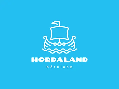 Hordaland Boat Club - Logo boat branding club graphic design logo norway scandinavian viking yacht