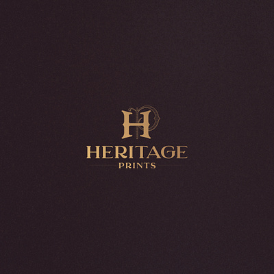 Heritage Prints - logo design concept brand brand design branding dingo graphics graphic design h logo heritage heritage logo logo logo design