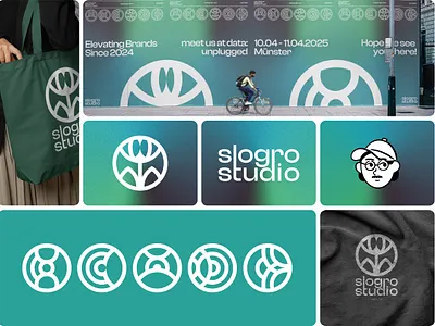 slogro studio - brand exploration abstract brand brand identity branding design design system dribbble exploration graphic design illustration logo logo design modern modern logo ui ux vector