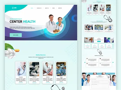 Medical Service Landing Exploration! appointment bitmatestudio book appointment clean clinic doctor appointment find doctor health healthcare landing page medic medical medical app medicine patient web web app website