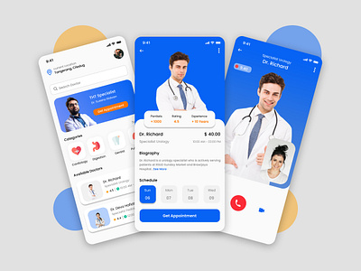 Medical Mobile App animation app ui ux web branding design designui graphic design motion graphics ui ui ux web design ux web