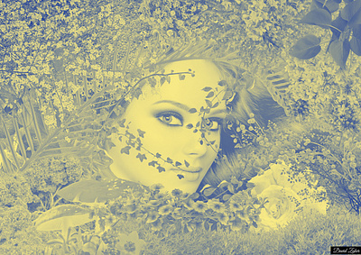 Amongst the flowers / part 1 collage collageart flowers
