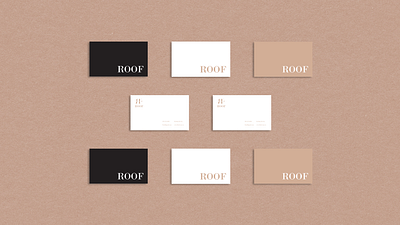 Roof branding design graphic design logo simple vietnam