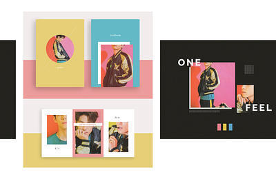 Lookbook: One feel, KWP day6 design graphic design lookbook magazine