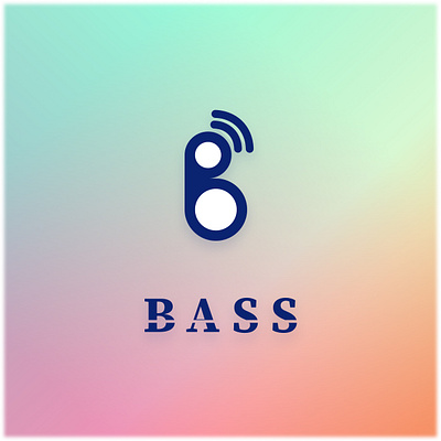 Bass- Music Brand Logo app branding design icon illustration logo typography ui ux vector