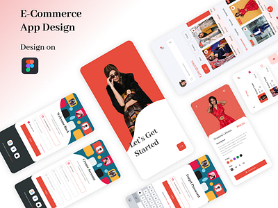 E-Commerce mobile app design app app design fashion fashion app fashiondesign illustration ios app logo mobile app ui ux