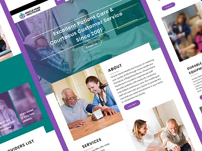 Custom Website Design by Next Wave Services custom design healtchare website ui web website design