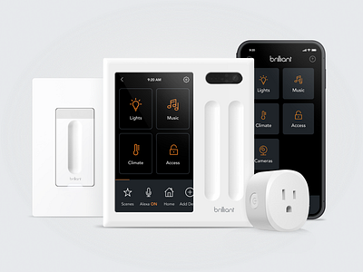 Introducing the Brilliant Smart Home System brilliant control home home automation iot lights mobile smart smart home smart lights switches ui ux uxui