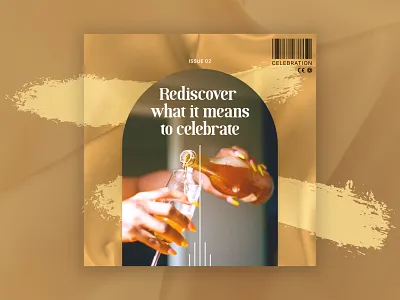 Album Cover 02 - Rediscover art figma graphic design vector vector art yellow