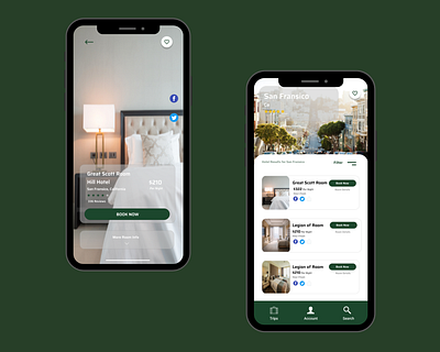 Hotel App Design app design deisgn logo ui ux