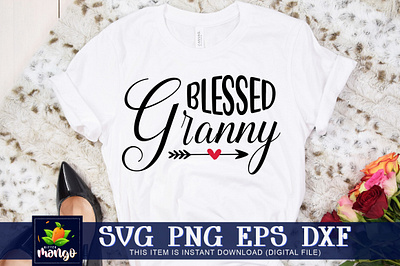 Blessed granny SVG dxf