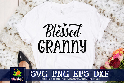 Blessed granny SVG dxf