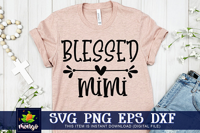 Blessed mimi SVG png