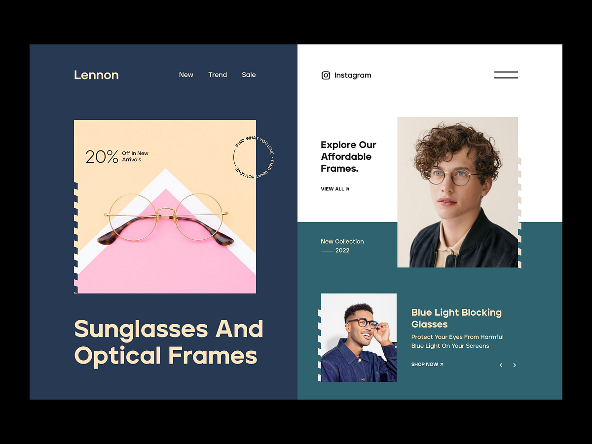 Browse thousands of Eyewear images for design inspiration | Dribbble