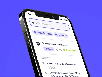 Auto suggestions auto suggest input ios iphone mobile app search search component ui
