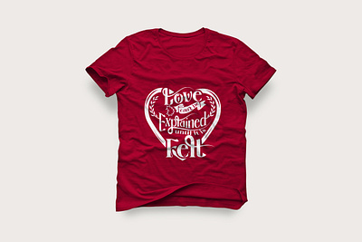 Lettering/typography t shirt design modern