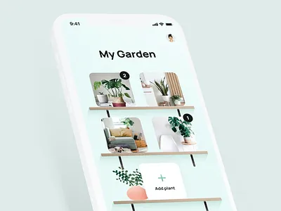 Planty. app botanic dailyui design flowers garden interface minimal nature plant ui ux