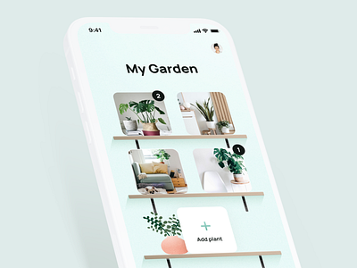 Planty. app botanic dailyui design flowers garden interface minimal nature plant ui ux