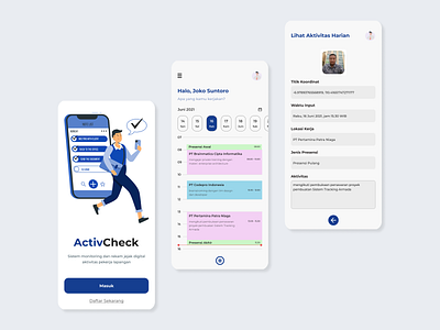 UI Design: ActivCheck Apps activty application figma leftbrainillustrator mobile mobiledesign ui ui design uiux userexperience userinterface ux ux design