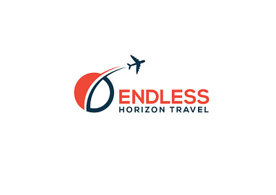 ENDLESS HORIZON TRAVEL brand identity branding design graphic design logo logodesign vector