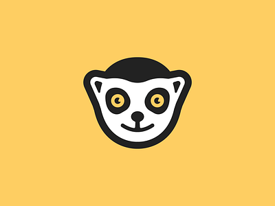 Lemur / Logomark animal animal logo branding brandmark colorful design flat graphic design illustration lemur logo logo designer logomark mark mascot minimal symbol theme park vector