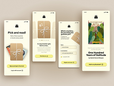 Blind Date a Book! – Online Store Edition (Concept) blind date book bookstore design figma graphic design mobile reward store surprise ui ux design webdesign