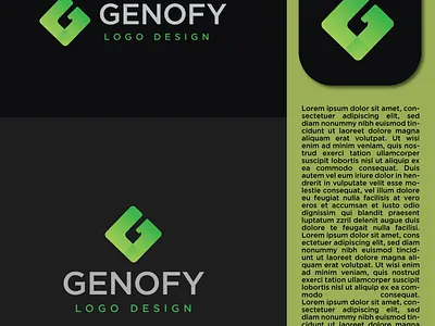 Genofy [ G Letter Logo] 3d arifin branding design g letter logo genofy graphic design illustration logo minimalist tanvir ui