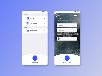 To Do List app app mobile design product design to do list ui ui design ux design