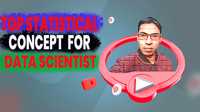 You Tube Thumbnail creative design data science graphic design image manipulation photoshop statistical technology youtube youtube thumbnail