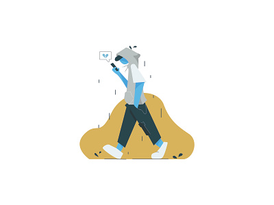 Rainy Sad design dribbble best shot graphic design illustration