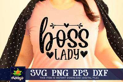 Boss lady SVG cricut silhouette files