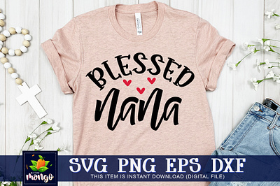 Blessed nana SVG eps