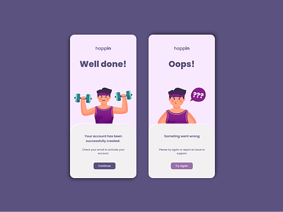 Daily UI #011 - Flash Message app dailyui dailyui11 design figma fitness flash food healthy illustration landing meal message mobile modern ui uidesign ux uxdesign