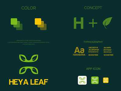 HEYA LEAF LOGO DESIGN & BRANDING |'H + LEAF' LOGO | MINIMAL LOGO brand identity branding creative logo design flat logo h icon h leaf logo h lettermark h logo h logotype leaf icon leaf logo logo logo branding logo design minimal h icon minimal logo minimalist logo minmalist leaf logo modern leaf logo