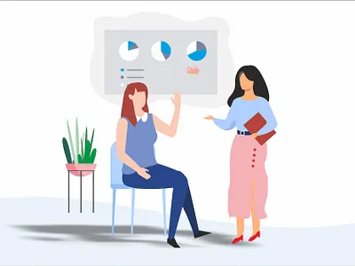 Office Work Vector Image graphic design illustration vector