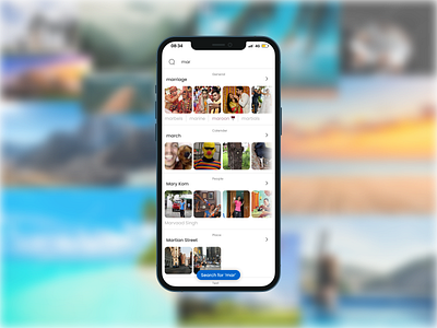 Search (#dailyui #022) 022 app dailyui dailyui022 design gallery mobile photos search trending trendy ui