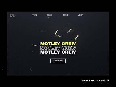 Post Malone website design 3d animation art blender brand branding cinema 4d concept design illustration landing page minimal motion design motion graphics music typography ui ux web website